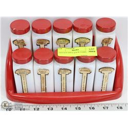 VINTAGE SPICE RACK COMPLETE