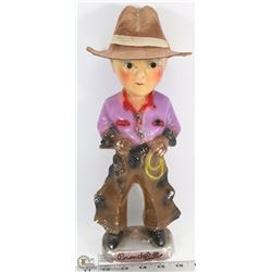 BRONCO BILLIE 1934 PLASTERCAST FIGURINE