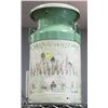 Image 1 : VINTAGE U.M.CO CREAM CAN WITH LID PAINTED