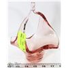 Image 1 : PINK ART GLASS BOWL.