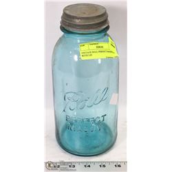 VINTAGE BALL PERFECT MASON JAR WITH LID