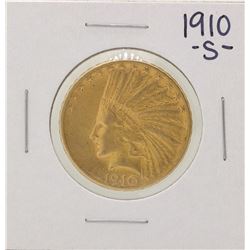 1910-S $10 Indian Head Eagle Gold Coin