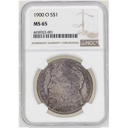 1900-O $1 Morgan Silver Dollar Coin NGC MS65