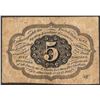 Image 2 : July 17, 1862 Five Cent First Issue Fractional Note