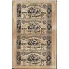 Image 1 : Uncut Sheet of 1853 $5 Canal Bank Obsolete Notes