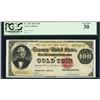 Image 1 : 1882 $100 Gold Certificate Note Fr.1209 PCGS Very Fine 30