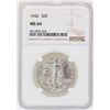 Image 1 : 1942 Walking Liberty Half Dollar Coin NGC MS64