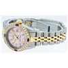 Image 7 : Rolex Ladies Two Tone 14K Ice Pink Diamond & Ruby Datejust Wristwatch