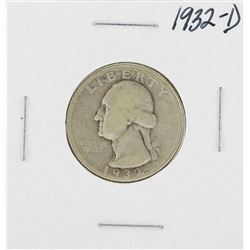 1932-D Washington Quarter Coin