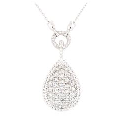 14KT White Gold 2.66 ctw Diamond Necklace