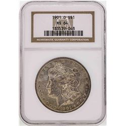 1901-O $1 Morgan Silver Dollar Coin NGC MS64