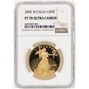 Image 1 : 2005-W $50 American Gold Eagle Coin NGC PF70 Ultra Cameo