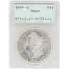 Image 1 : 1885-O $1 Morgan Silver Dollar Coin PCGS MS65