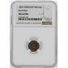 1853 Germany Bavaria Heller Coin NGC MS63BN