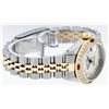 Image 3 : Rolex Ladies Two Tone 14K Silver Diamond & Ruby Datejust Wristwatch