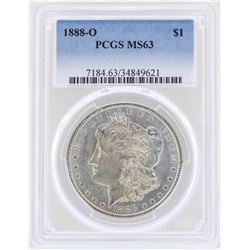 1888-O $1 Morgan Silver Dollar Coin PCGS MS63