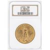 Image 1 : 1923 $20 St. Gaudens Double Eagle Gold Coin NGC MS62