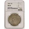 Image 1 : 1896 $1 Morgan Silver Dollar Coin NGC MS64