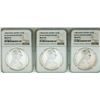 Image 1 : Lot of (3) 1780 Austria Taler Restrike Silver Coins NGC MS67PL