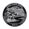 Image 2 : 2014 5oz Silver ATB Great Sand Dunes Colorado Silver Coin
