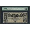 Image 1 : 1840's-60's $20 The Picataqua Exchange Bank Obsolete Note PMG Gem Uncirculated 6