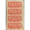 Image 2 : Uncut Sheet of 1800's $20 Citizens Bank of Louisiana Obsolete Notes