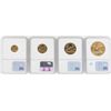Image 2 : Set of (4) 2003 American Gold Eagle Coins NGC MS70