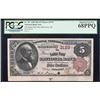 Image 1 : 1882 BB $5 Saint Paul National Bank, Nebraska Note PCGS Superb Gem New 68PPQ