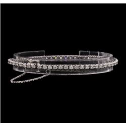 14KT White Gold Ladies 2.10 ctw Diamond Bracelet