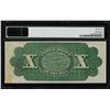 Image 2 : 1863 $10 Legal Tender Note Fr.95 PMG Choice Very Fine 35