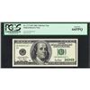 Image 1 : 2001 $100 Federal Reserve STAR Note PCGS Gem New 66PPQ