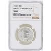 Image 1 : 1946-D Booker T. Washington Memorial Half Dollar Coin NGC MS64