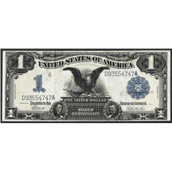 1899 $1 Black Eagle Silver Certificate Note