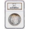 Image 1 : 1880-S $1 Morgan Silver Dollar Coin NGC MS67