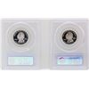 Image 2 : Lot of (2) 2001-S State Quarter Silver Coins PCGS PR69DCAM