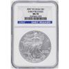 Image 1 : 2007-W $1 American Silver Eagle Coin NGC MS70 Early Releases