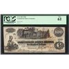 Image 1 : 1862 $100 Confederate States of America Note T-39 PCGS New 61