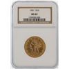 Image 1 : 1901 $10 Liberty Head Eagle Gold Coin NGC MS63