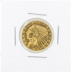 1913 $5 Liberty Head Half Eagle Gold Coin