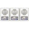 Image 2 : Lot of (3) 1985Mo 1 Onza Silver Libertad Coins NGC MS66