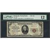 Image 1 : 1929 $20 National Currency Note Pittsburgh, Pennsylvania CH# 252 PMG Fine 12