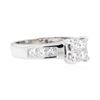 Image 1 : 14KT White Gold 1.90 ctw Diamond Ring
