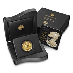 2016-W Walking Liberty Half Dollar Gold Centennial Commemorative Coin with Box/C