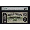 Image 1 : 1861 $5 Demand Note Fr.1 PMG Very Fine 20