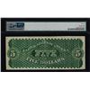 Image 2 : 1861 $5 Demand Note Fr.1 PMG Very Fine 20