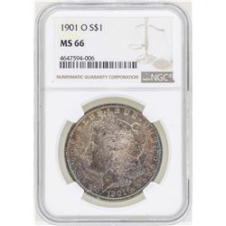 1901-O $1 Morgan Silver Dollar Coin NGC MS66