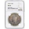 Image 1 : 1901-O $1 Morgan Silver Dollar Coin NGC MS66