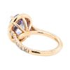 Image 3 : 14KT Rose Gold 2.92 ctw Tanzanite and Diamond Ring