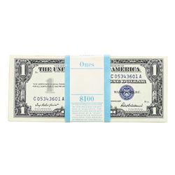 Pack of (100) Consecutive 1957 $1 Silver Certificate Notes