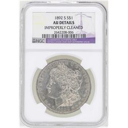 1892-S $1 Morgan Silver Dollar Coin NGC AU Details